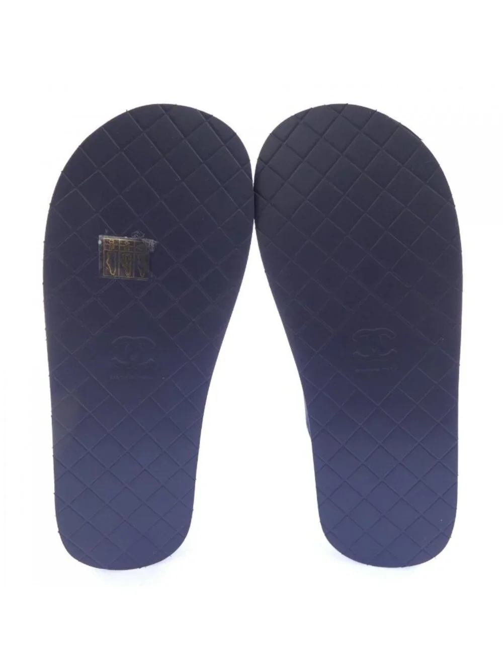Chanel Sandals Navy
